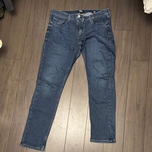 PAIGE Men's Dark Blue Slim Jeans 36x34